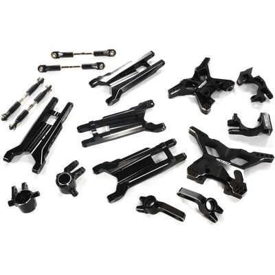 Integy - Billet Machined Suspension Kit - Zwart - Suspension Kit Integy - Billet Machined Suspension Kit - Zwart - Suspension Kit