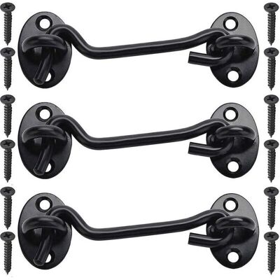 GOTRAYS - Morsetto - Nero - Acciaio inox 304 - Serratura GOTRAYS - Morsetto - Nero - Acciaio inox 304 - Serratura