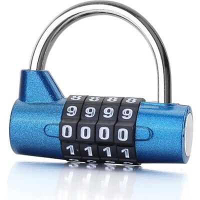 GOTRAYS - 4-Digit Resettable - Blue - 54 mm - Padlock GOTRAYS - 4-Digit Resettable - Blue - 54 mm - Padlock