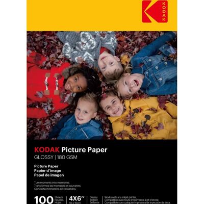 Papier Photo Brillant KODAK 10x15cm - Type de Produit - Publicité Papier Photo Brillant KODAK 10x15cm - Type de Produit - Publicité