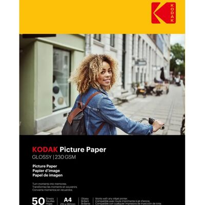 Kodak 9891267 - Kiiltävä Valokuvapaperi A4 - 50 Arkkia Kodak 9891267 - Kiiltävä Valokuvapaperi A4 - 50 Arkkia