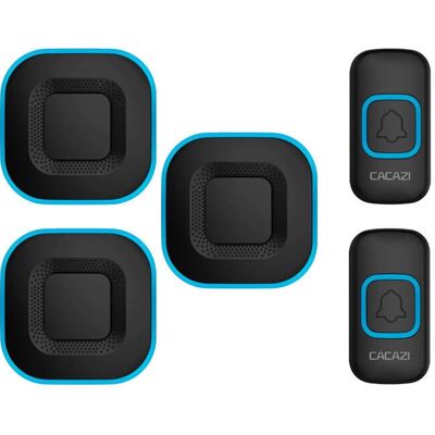 GOTRAYS - Campanello wireless - 2 transmitters - 3 receivers - Doorbell GOTRAYS - Campanello wireless - 2 transmitters - 3 receivers - Doorbell