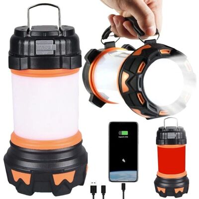Augro Rechargeable LED Lantern - 6 Modes Camping Light Augro Rechargeable LED Lantern - 6 Modes Camping Light