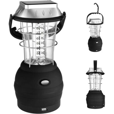Augro Solar Lantern - Ultra Bright LED Camping Light - 2 Modes - 5 Charging Methods Augro Solar Lantern - Ultra Bright LED Camping Light - 2 Modes - 5 Charging Methods
