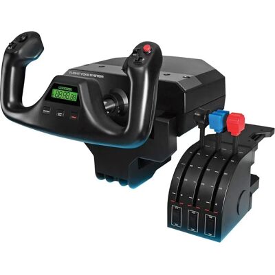 Logitech G Saitek Pro Flight Yoke System - Flugsystem Logitech G Saitek Pro Flight Yoke System - Flugsystem