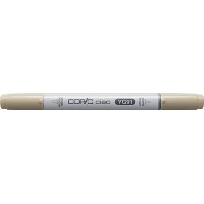 Copic - Ciao Marker YG-91 - Putty - Large Pinceau - Marqueur Copic - Ciao Marker YG-91 - Putty - Large Pinceau - Marqueur