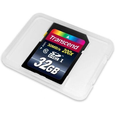 Transcend Carte mémoire SDXC/SDHC Class 10 UHS-I 200x - Publicité Transcend Carte mémoire SDXC/SDHC Class 10 UHS-I 200x - Publicité