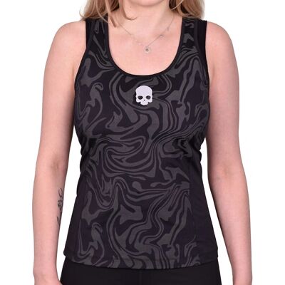 Hydrogen Chrome Tech Tank Top - Schwarz/Grau - Tops Hydrogen Chrome Tech Tank Top - Schwarz/Grau - Tops