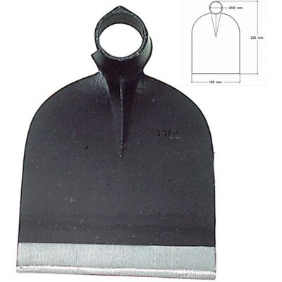 WOLFPACK Azada Forjada - Azada - 1000g - Herramienta de Jardín WOLFPACK Azada Forjada - Azada - 1000g - Herramienta de Jardín