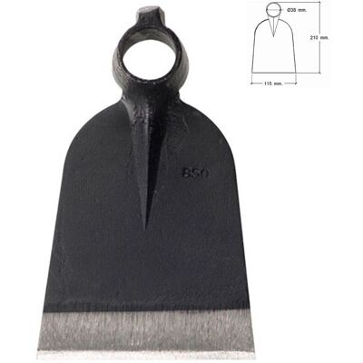 Hache Forgée Wolfpack - 219/ 650g - Outil en Acier Résistant pour Agriculture - Publicité Hache Forgée Wolfpack - 219/ 650g - Outil en Acier Résistant pour Agriculture - Publicité