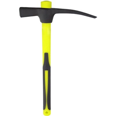 A Forged Tool 02360512 Pickaxe - Steel Head - Fiberglass Handle - Ergonomic Grip A Forged Tool 02360512 Pickaxe - Steel Head - Fiberglass Handle - Ergonomic Grip