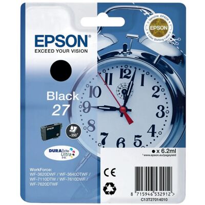 Epson - C13T27014010 - Sort - 350 sider - Ink cartridge Epson - C13T27014010 - Sort - 350 sider - Ink cartridge