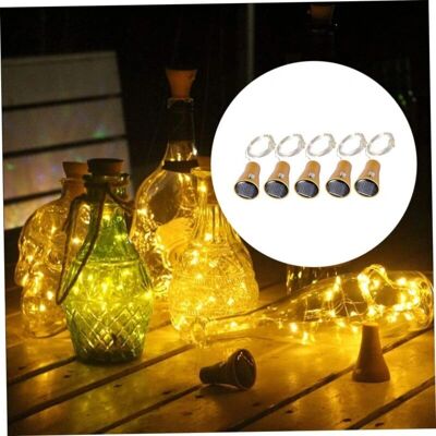 SJQKA - Bottle Solar Lights - 1 m - 10 LEDs - Lamps SJQKA - Bottle Solar Lights - 1 m - 10 LEDs - Lamps