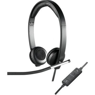 Ενσύρματα Ακουστικά Logitech H650e - Γραφείο/Κέντρο Κλήσεων - Μαύρο, Ασημί Ενσύρματα Ακουστικά Logitech H650e - Γραφείο/Κέντρο Κλήσεων - Μαύρο, Ασημί