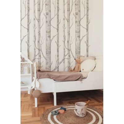 MUEMUE Birch Forest Wallpaper - 280x50cm - Natural Forest Scene MUEMUE Birch Forest Wallpaper - 280x50cm - Natural Forest Scene