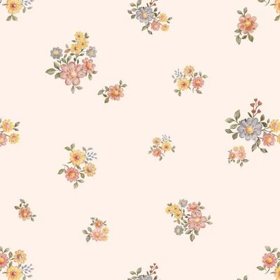 Muemue - Flores minimini Papel Pintado 280x100cm Beige - Wallpaper - Beige Muemue - Flores minimini Papel Pintado 280x100cm Beige - Wallpaper - Beige