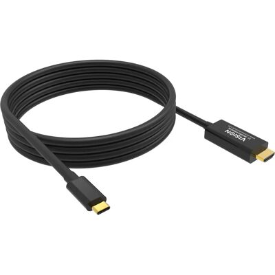 Vision - TC 2M USB-C HDMI 8K - Schwarz - 2m - Kabel Vision - TC 2M USB-C HDMI 8K - Schwarz - 2m - Kabel