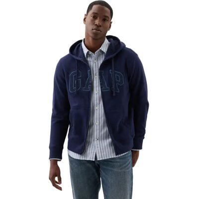 Sweat à capuche zippé GAP Marine XL - Sweat - Publicité Sweat à capuche zippé GAP Marine XL - Sweat - Publicité