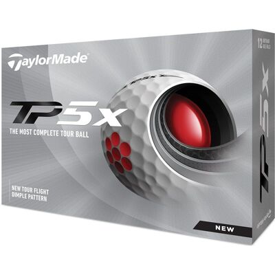 Ballon de golf unisexe TaylorMade TP5x blanc - Balles de golf - Publicité Ballon de golf unisexe TaylorMade TP5x blanc - Balles de golf - Publicité
