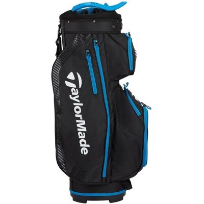 TaylorMade Professionell golfväska för vagn - Svart/Blå TaylorMade Professionell golfväska för vagn - Svart/Blå