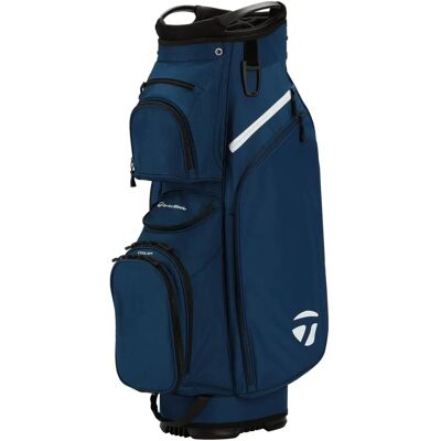 TaylorMade Nav y Cart Lite Golf Bag - Lightweight, 14 Compartments, Cooler TaylorMade Nav y Cart Lite Golf Bag - Lightweight, 14 Compartments, Cooler
