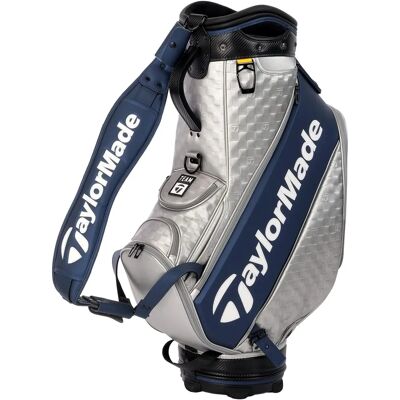TaylorMade Players Staff Golf Bag - Argent/Bleu marine - Sac de golf TaylorMade Players Staff Golf Bag - Argent/Bleu marine - Sac de golf