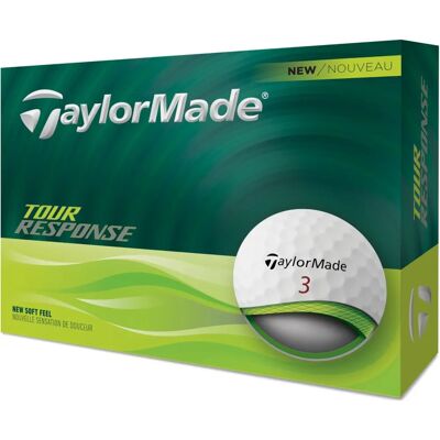 Balles de golf TaylorMade Tour Response blanches - Lot de 12 - Publicité Balles de golf TaylorMade Tour Response blanches - Lot de 12 - Publicité