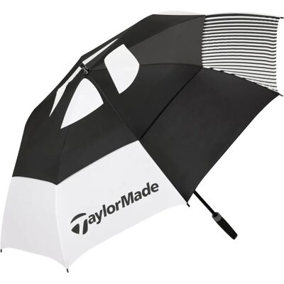 Parapluie golf TaylorMade Tour Double Canopy 64" - Résistant au vent Parapluie golf TaylorMade Tour Double Canopy 64" - Résistant au vent