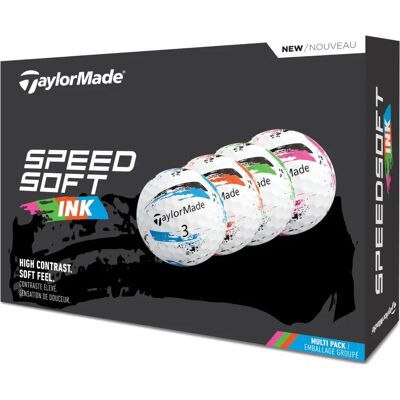 TaylorMade SpeedSoft Ink Golfball - Flerfarget, 12 stk TaylorMade SpeedSoft Ink Golfball - Flerfarget, 12 stk