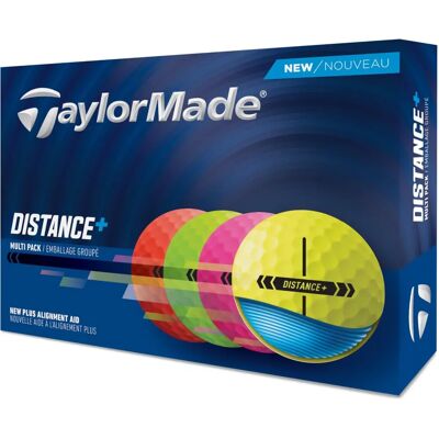 TaylorMade Distance+ Golflabdák - Többfős csomag TaylorMade Distance+ Golflabdák - Többfős csomag