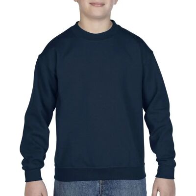 Gildan G18000B Schwerer Navy Sweatshirt - Sweatshirt Gildan G18000B Schwerer Navy Sweatshirt - Sweatshirt