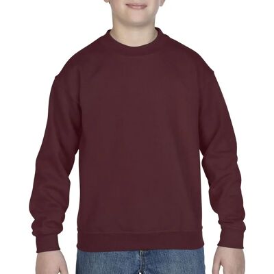 Gildan Schwergewicht Maroon Rundhals Pullover - Sweatshirt Gildan Schwergewicht Maroon Rundhals Pullover - Sweatshirt