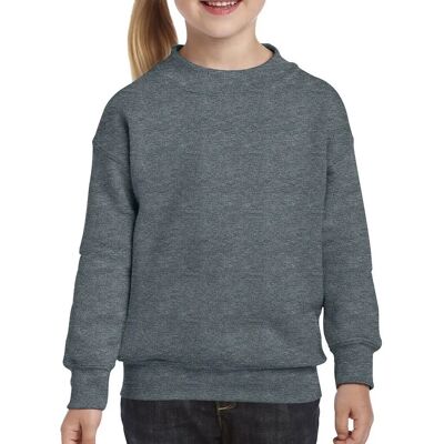 Gildan G18000K Mørk Blå Rundhalset Sweatshirt - Sweatshirt Gildan G18000K Mørk Blå Rundhalset Sweatshirt - Sweatshirt