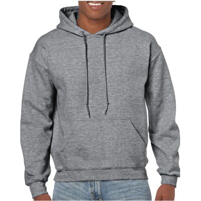 GILDAN G18500 Heavy Blend Sweatshirt - Unisex - Grå GILDAN G18500 Heavy Blend Sweatshirt - Unisex - Grå