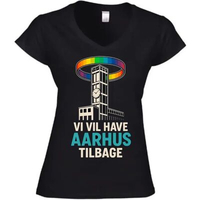 Gildan G64V00L Damen V-hals T-shirt - T-shirt Gildan G64V00L Damen V-hals T-shirt - T-shirt