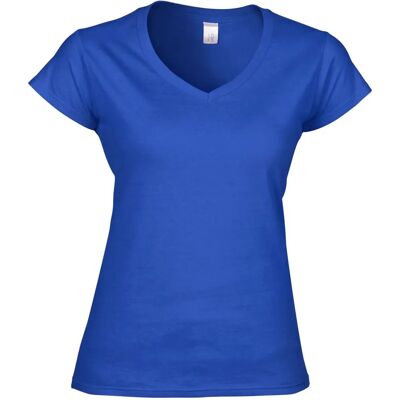 Gildan G64V00L Damen V-hals T-shirt - T-shirt Gildan G64V00L Damen V-hals T-shirt - T-shirt