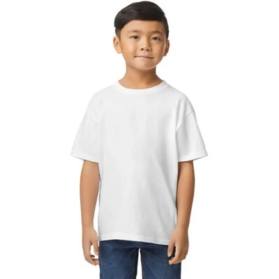Gildan G65000K Softstyle Hvid T-shirt - Familie Produkt Gildan G65000K Softstyle Hvid T-shirt - Familie Produkt