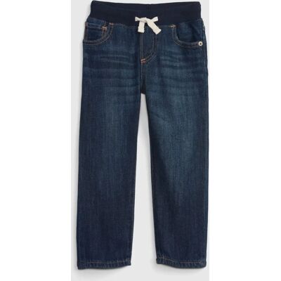 Jeans pentru băieți GAP - Croială slim - Albastru/Gri - 12-18M Jeans pentru băieți GAP - Croială slim - Albastru/Gri - 12-18M
