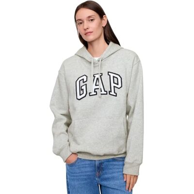 GAP XXL Világosszürke kapucnis pulóver - Pulóver GAP XXL Világosszürke kapucnis pulóver - Pulóver