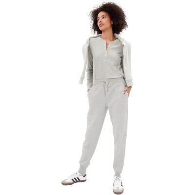 GAP Joggers - Geborduurd logo van katoen - Lichtgrijs melange - Broek GAP Joggers - Geborduurd logo van katoen - Lichtgrijs melange - Broek