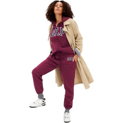 Pantaloni sportivi GAP Ruby Wine XXL cu logo - Pantaloni sportivi Pantaloni sportivi GAP Ruby Wine XXL cu logo - Pantaloni sportivi
