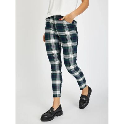 GAP Kostkované skinny kalhoty - Ženy - Vysoký pas GAP Kostkované skinny kalhoty - Ženy - Vysoký pas