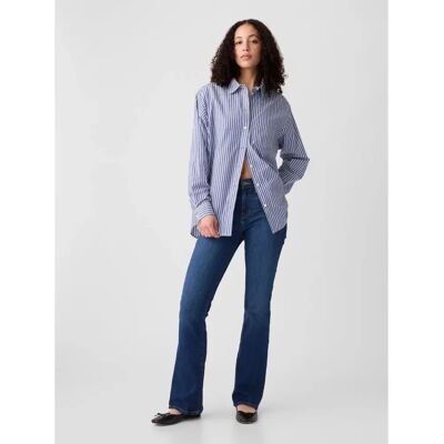 GAP Mid Rise Baby Boot Jeans - Albastru - Blugi GAP Mid Rise Baby Boot Jeans - Albastru - Blugi