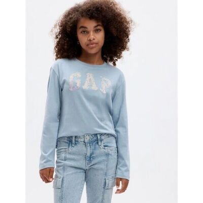GAP XS Tricou din Bumbac Organic Albastru Deschis - Copii GAP XS Tricou din Bumbac Organic Albastru Deschis - Copii