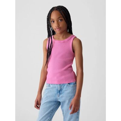 GAP Rózsaszín bordázott top - Tank Top GAP Rózsaszín bordázott top - Tank Top