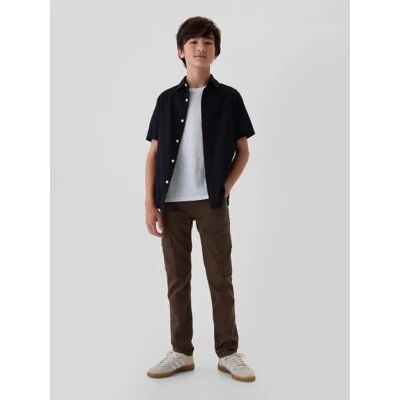 GAP UltraSoft Dětské Kalhoty Cargo - Slim Fit Denim GAP UltraSoft Dětské Kalhoty Cargo - Slim Fit Denim