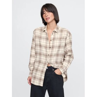Camasa oversize din flanelă GAP pentru femei - M - Camisa Camasa oversize din flanelă GAP pentru femei - M - Camisa