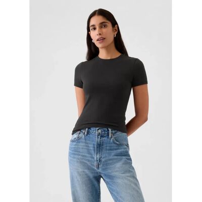 GAP Tricou cu mânecă scurtă pentru femei S - Negru - Tricou GAP Tricou cu mânecă scurtă pentru femei S - Negru - Tricou