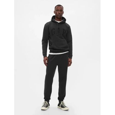 Pantaloni de trening GAP XXL - Logo din fleece - Bărbat Negru Pantaloni de trening GAP XXL - Logo din fleece - Bărbat Negru