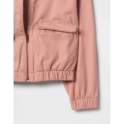 GAP Dětská krátká parka - Růžová M - Bunda GAP Dětská krátká parka - Růžová M - Bunda
